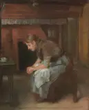 In Gedanken by Fritz von Uhde, pastel, offered Dec 2025