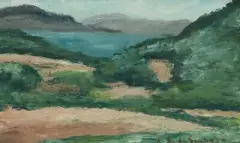 Landschaft bei Saint-Tropez by André Dunoyer de Segonzac, oil on canvas, sold Dec 2025