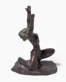 Sonnenanbeterin by Georg Curt Bauch, bronze, sold Dec 2025