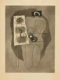 Der Maler by Willi Baumeister, 1935, color lithograph, sold Dec 2025
