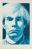 Bildnis Andy Warhol by Gottfried Helnwein, 1990, pencil, offered Dec 2025
