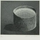 The pot boiling by David Hockney, 1969, aquatint, sold Dec 2025