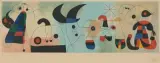 Sur quatre mur by Joan Miró, 1951, color lithograph, sold Dec 2025