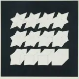 Sterne und Vierecke by Marcello Morandini, 1971, screenprint, offered Dec 2025