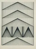 Geometrische Komposition by Verner Panton, screenprint, sold Dec 2025