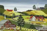 Sommerlandschaft im Appenzell by Albert Manser, 1971, oil on board, sold Nov 2025
