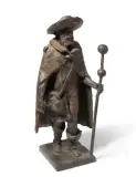 Jacopo de Compostela by Rolf Brem, 1991, bronze, sold Nov 2025