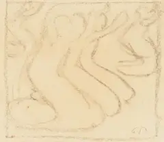 Figuren by Cuno Amiet, pencil, sold Dec 2025