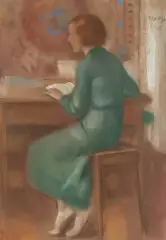 Maddalene by Pietro Chiesa, 1936, pastel, offered Dec 2025