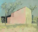 La maison rose by Rodolphe-Théophile Bosshard, oil on canvas, offered Dec 2025