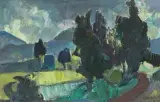 Berggewitter by Carl Walter Liner, 1948, oil on canvas, sold Dec 2025