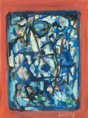 Totem by Carl Walter Liner, 1978, oil on board, offered Dec 2025