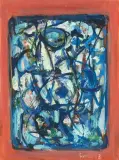 Totem by Carl Walter Liner, 1978, oil on board, offered Dec 2025