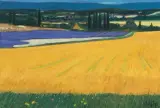 Haute Provence by Kathy Thys, 1990, oil on canvas, sold Dec 2025