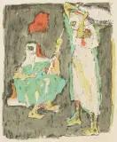Marokko by Alois Carigiet, 1962, color lithograph, offered Dec 2025