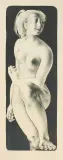 Mädchen mit erhobenem Knie by Hans Erni, 1957, lithograph, offered Dec 2025