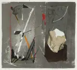 Container by Hans Falk, collage, offered Dec 2025