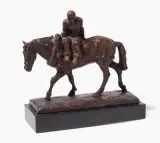 Reiter by Arnold Huggler, bronze, offered Dec 2025