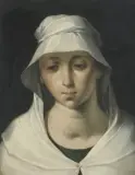 Maria by Cornelis van Haarlem, 1592, oil on panel, sold Sep 2025