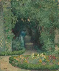 Une laveuse by Henri Lebasque, 1906, oil on canvas, sold Sep 2025