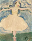 Tänzerin by François Quelvée, 1921, oil on canvas, sold Sep 2025