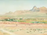 Isfahan by Yervand Nahapetian, 1954, watercolor, sold Sep 2025
