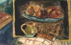 Früchtestillleben by Mario Cavaglieri, 1961, watercolor, sold Sep 2025