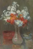 Blumenstillleben by Gioachimo Galbusera, oil on canvas, offered Sep 2025