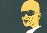 Alex by Alex Katz, 2014, pencil, sold Sep 2025