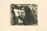Überfahren by Käthe Kollwitz, 1910, etching, sold Sep 2025