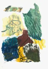Ohne Titel by Per Kirkeby, 1991, color lithograph, sold Sep 2025