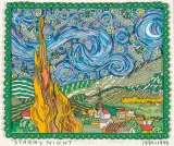 Starry Night by James Rizzi, color lithograph, sold Sep 2025