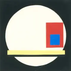 Composition picturale by Jean Gorin, 1964, collage, sold Sep 2025