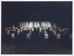 Unknown Soldiers 3 - Mass by Qiu Zhijie, 2006, chromogenic print, offered Sep 2025