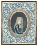 Um 1700 by Spitzenbild "Georg Friedrich Ii. von Brandenburg-Ansbach", gouache, sold Sep 2025