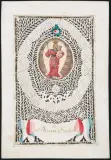 Süddeutsch, 18.Jh by Spitzenbild "Maria Einsiedeln und Hl. Antonius", gouache, sold Sep 2025