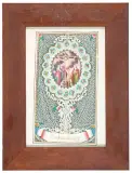 Süddeutsch, 2.Hälfte 18.Jh by Spitzenbild "Kreuzigung Christi", gouache, sold Sep 2025
