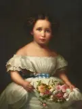 Portrait von Berta Rieter-Bodmer im Alter von vier Jahren by Anna Susanna Fries, oil on canvas, sold Sep 2025