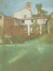 Sagno by Pietro Chiesa, pastel, sold Sep 2025