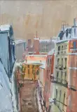 Paris by Rudolf Zender, oil on canvas, sold Sep 2025