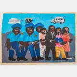 Viv O-E-A by Maxan Jean-Louis, Oil on canvas, offered May 2022