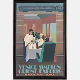 Venice Simplon Orient-Express by Pierre Fix-Masseau, Offset lithograph poster, offered May 2022