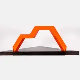 Maquette for Last by Tony Smith, Acrylic sheet material and lacquer, offered Apr 2022