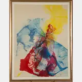 Phenomena Katherine Wheel by Paul Jenkins, Lithograph, offered Sep 2016