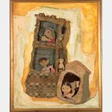 Untitled by Liber Fridman, Mixed media on canvas, offered Sep 2016
