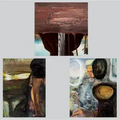 #1,2,3 by David Lloyd, Mixed media collages, offered Sep 2016