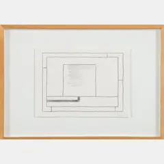 Untitled by Peter Halley, Pencil and ink on paper, offered Sep 2016