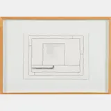 Untitled by Peter Halley, Pencil and ink on paper, offered Sep 2016