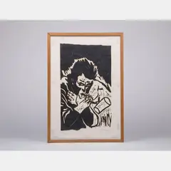 Poisoned by Richard Bosman, 1984, Woodcut, offered Sep 2016
