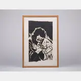 Poisoned by Richard Bosman, 1984, Woodcut, offered Sep 2016